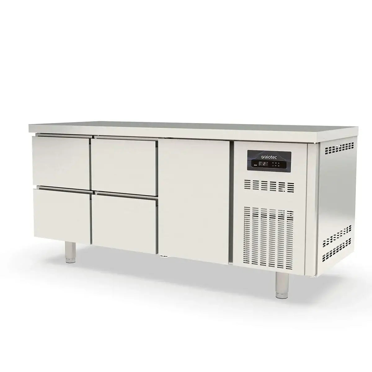 TOPLINE Refrigerated Table / 3-section GN1/1 with 4 Drawers / 1 Door, 1795 x 700 mm