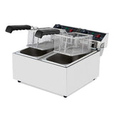 EASYLINE Elektro Fritteuse 2 Becken 6+6 Liter