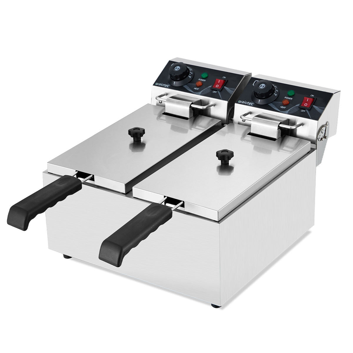 EASYLINE Elektro Fritteuse 2 Becken 6+6 Liter