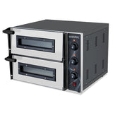 EASYLINE Elektro Pizzaofen mit 2 Backkammern