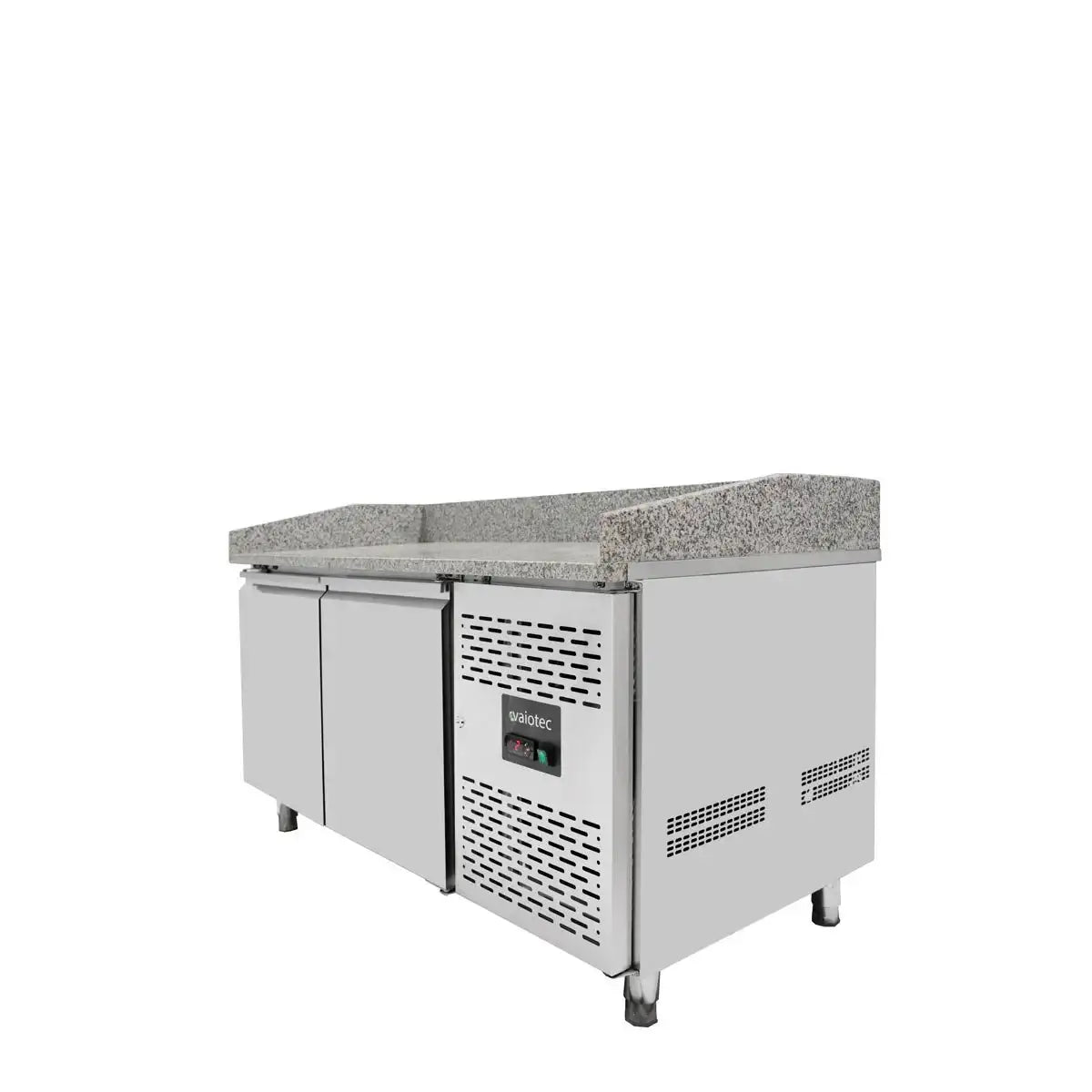 EASYLINE Pizza Refrigerated Table 800 / 2-door "gray" incl. Cooling Attachment GN1/4