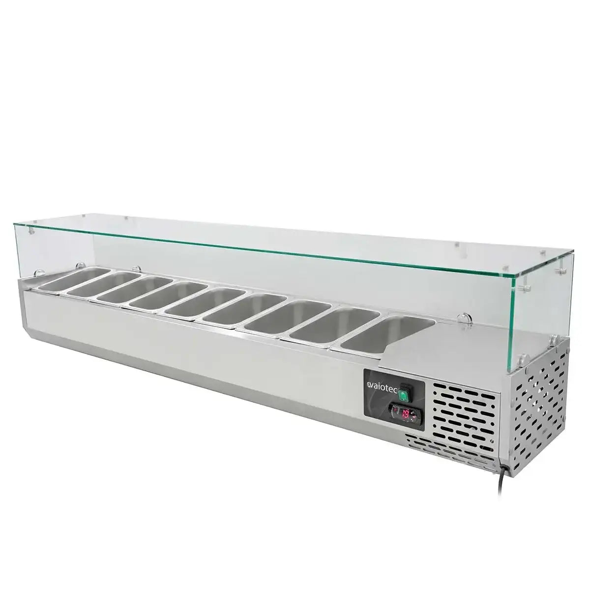 EASYLINE Pizza Refrigerated Table 800 / 2-door & 7 Drawers "gray" incl. Cooling Attachment GN1/3