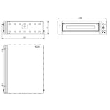 TOPLINE Elektro Pizzaofen 6 x 34 cm (tiefe Version)