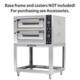 TOPLINE Elektro Pizzaofen 6+6 x 34 cm (tiefe Version)