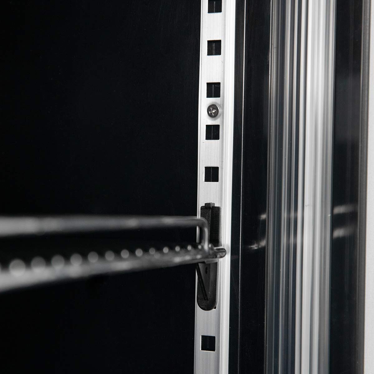 TOPLINE Getränkekühlschrank 570 Liter mit Leuchtaufsatz "schwarz"