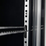 TOPLINE Getränkekühlschrank 570 Liter mit Leuchtaufsatz "schwarz"
