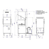 EASYLINE Haubenspülmaschine 50x50 / 400 Volt - Modell: VT-EX HW54 DRD