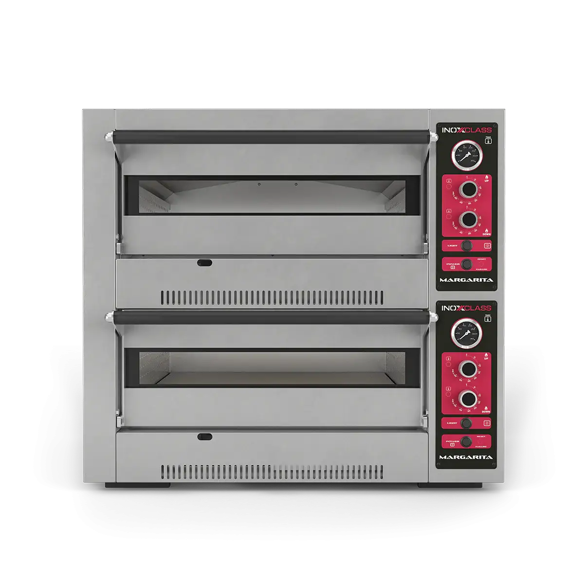 Gas Analog Pizza Oven - 4 + 4 x 30 cm