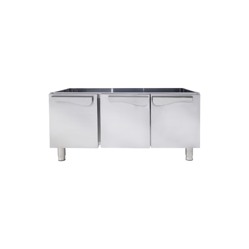 Gas-Grillplatte - Glatt - 1200x700x850 mm - 24 kW