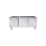 Gas-Grillplatte - Glatt - 1200x700x850 mm - 24 kW