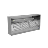 Kastenhaube - B2000xT1100xH400 - mit Filter & Lampe