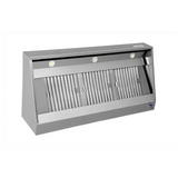 Duvara monte davlumbaz - G2500xD700xY540 - motor, kumanda, filtre ve lamba dahil