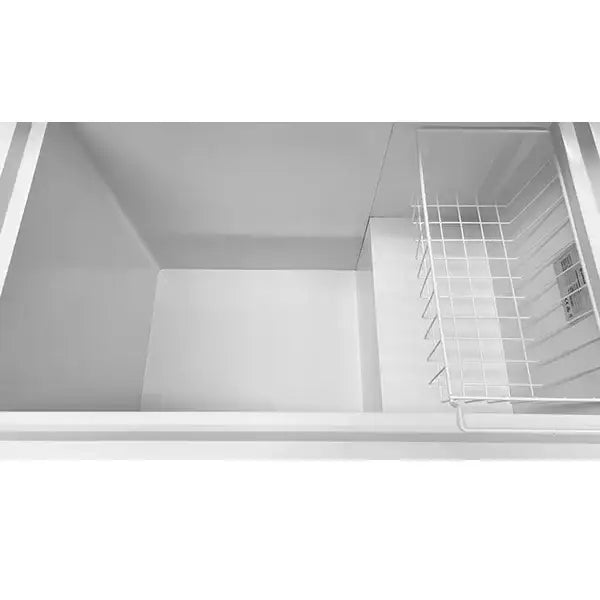 Gefriertruhe | 358L | Weiß/Edelstahl | -18°C bis -25°C | Statische Kühlung