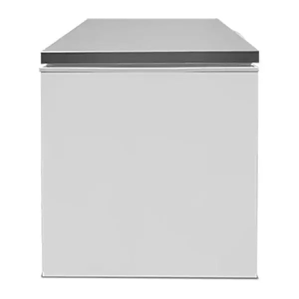 Gefriertruhe | 395L | Weiß/Edelstahl | -18°C bis -25°C | Statische Kühlung