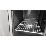 Kühltisch mit 4 Türen und Räder - 2230x700x850 mm