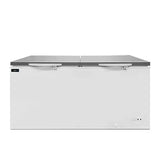 Gefriertruhe | 610L | Weiß/Edelstahl | -18°C bis -25°C | Statische Kühlung