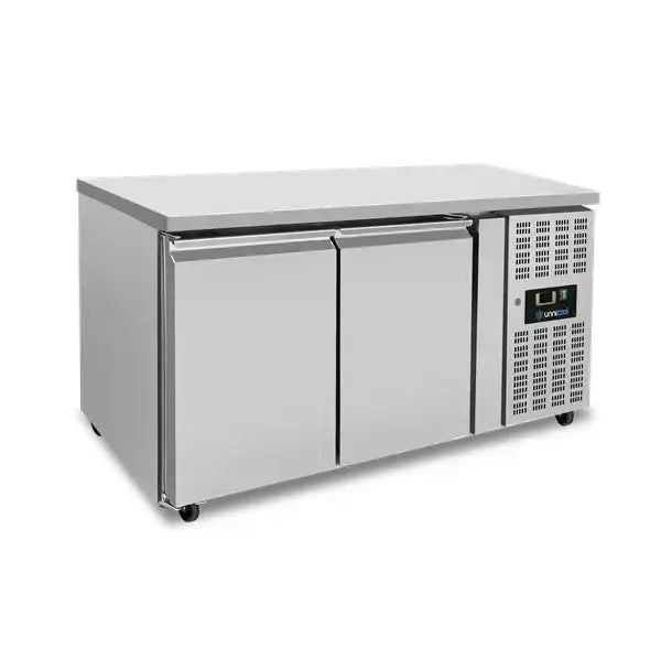 Banak frigoriferik me rrota – 2 dyer – pa mbështetëse – 1390 x 700 x 850 mm