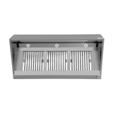 Kastenhaube - B2000xT1100xH400 - mit Filter & Lampe