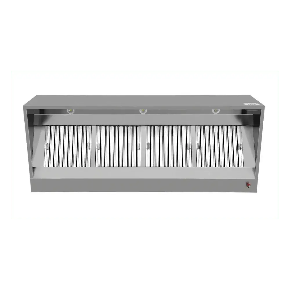 Kutu tipi davlumbaz - G2400xD950xY520 - motor, kontrol ünitesi, filtre ve lamba dahil 