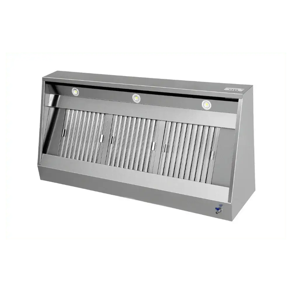 Wandhaube - B1200xT950xH520 - mit Motor, Regler, Filter & Lampe