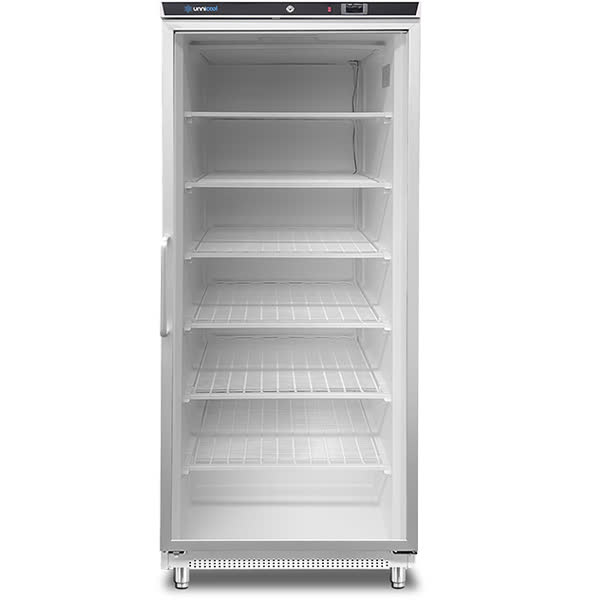 Gefrierschrank | 630 l | Weiß + Glas | –18 °C/–22 °C | Umluft | 775 x 735 x 1920 mm