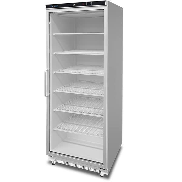 Gefrierschrank | 630 l | Weiß + Glas | –18 °C/–22 °C | Umluft | 775 x 735 x 1920 mm