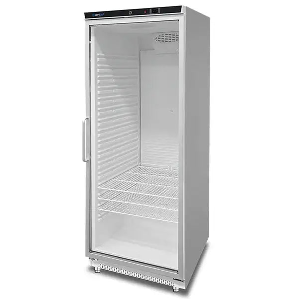 Refrigerator | 630 l | White + Glass | +2 °C/+8 °C | Circulation Air | 775 x 735 x 1920 mm