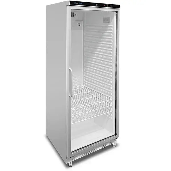 Refrigerator | 630 l | White + Glass | +2 °C/+8 °C | Circulation Air | 775 x 735 x 1920 mm