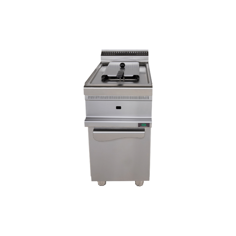Gas-Fritteuse - 400x700x850 cm  - 8kW - 12 Liter