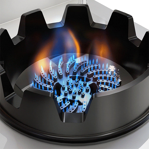 Gas-Wokherd – 1500x600x850/900 mm - 3×15 kW – 3 Kochzonen