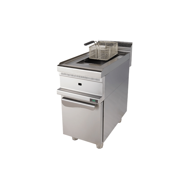 Gas-Fritteuse - 400x700x850 cm  - 8kW - 12 Liter