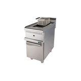 Gas-Fritteuse - 400x700x850 cm  - 8kW - 12 Liter