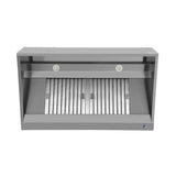 Kastenhaube - B1600xT1100xH400 - mit Filter & Lampe