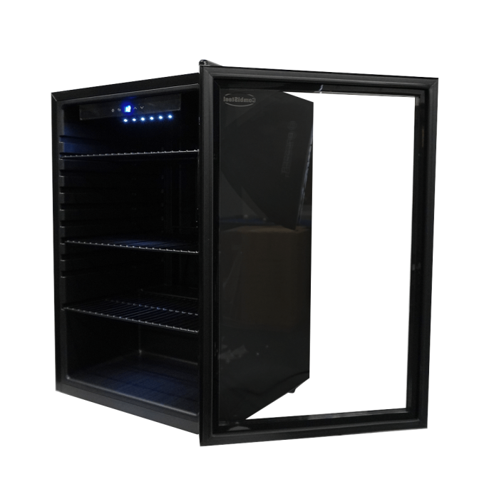 Barkühlschrank - 1 Tür - Schwarz - 115 Liter - 540x539x847 mm