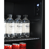 Barkühlschrank - 1 Tür - Schwarz - 80 Liter - 474x440x840 mm