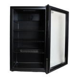 Barkühlschrank - 1 Tür - Schwarz - 80 Liter - 474x440x840 mm