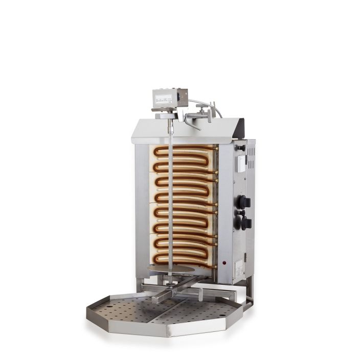 Elektro Dönergrill - 4 Brenner - 6,4 kW - 440x550x870 mm