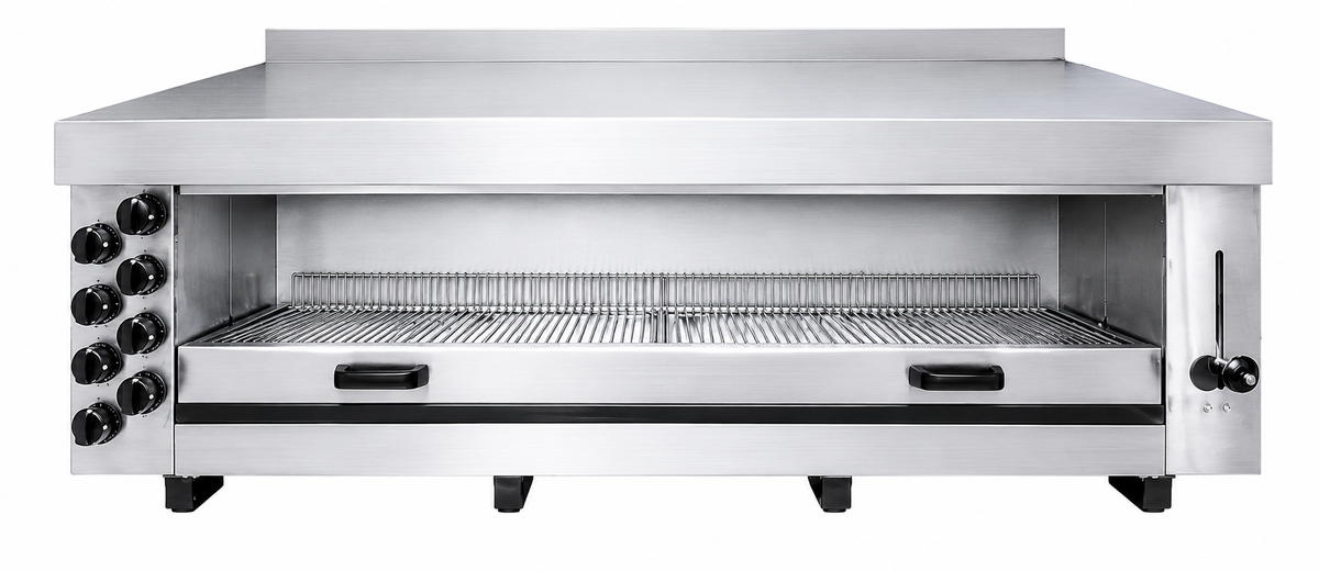 Salamander Gas 8 Heizzonen - 1650x490x680 mm - 15,6 kW - Gastro-Bedarf24 GmbH