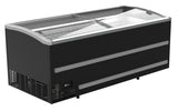 Supermarkt Tiefkühltruhe Schwarz 1880 Manuelles Auftauen - 1879x952x894 mm - 0,395 kW - Gastro-Bedarf24 GmbH
