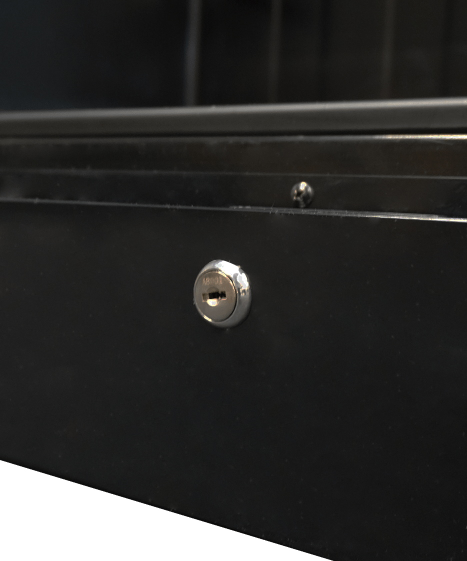 Kühlschrank 1 Glastür Schwarz Mit Canopy SVE-450 Blc - 650x543x1953 mm - 0,23 kW - Gastro-Bedarf24 GmbH