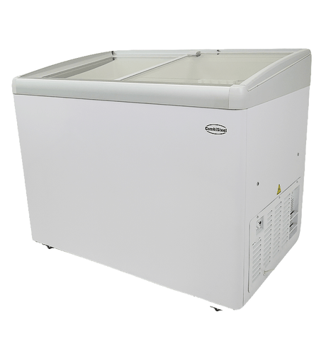 Tiefkühltruhe Glasdeckel Lotte 336L - 1034x651x840 mm - 0,22 kW - Gastro-Bedarf24 GmbH