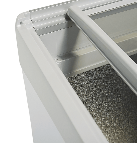 Tiefkühltruhe Glasdeckel LOTTE-516 - 1634x651x840 mm - 0,28 kW - Gastro-Bedarf24 GmbH