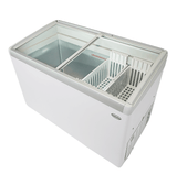 Tiefkühltruhe Glasdeckel LOTTE-396 - 1234x651x840 mm - 0,25 kW - Gastro-Bedarf24 GmbH