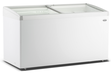 Tiefkühltruhe Glasdeckel LOTTE-456 - 1434x651x840 mm - 0,27 kW - Gastro-Bedarf24 GmbH