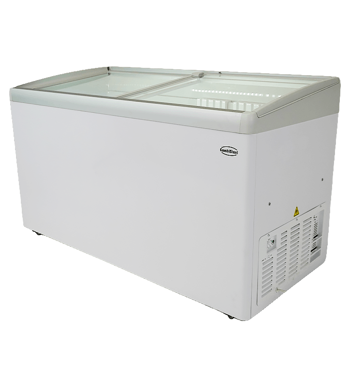 Tiefkühltruhe Glasdeckel LOTTE-456 - 1434x651x840 mm - 0,27 kW - Gastro-Bedarf24 GmbH