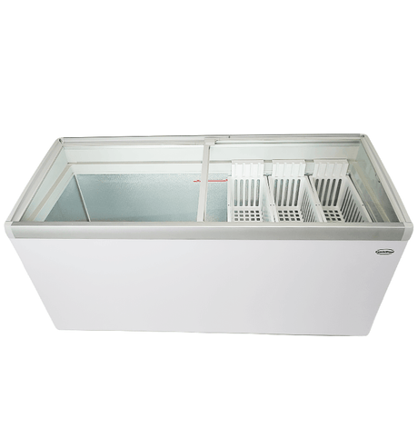 Tiefkühltruhe Glasdeckel LOTTE-586 - 1824x651x840 mm - 0,3 kW - Gastro-Bedarf24 GmbH