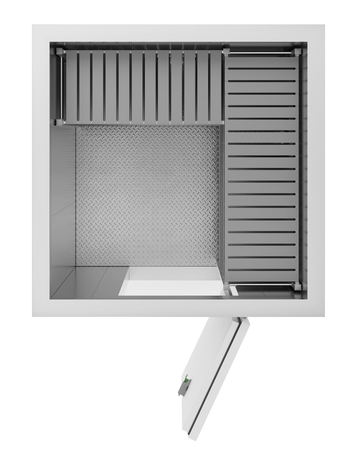 Kühl Und Frierzell 1660X1660X2200 - 1660x1660x2200 mm - Gastro-Bedarf24 GmbH