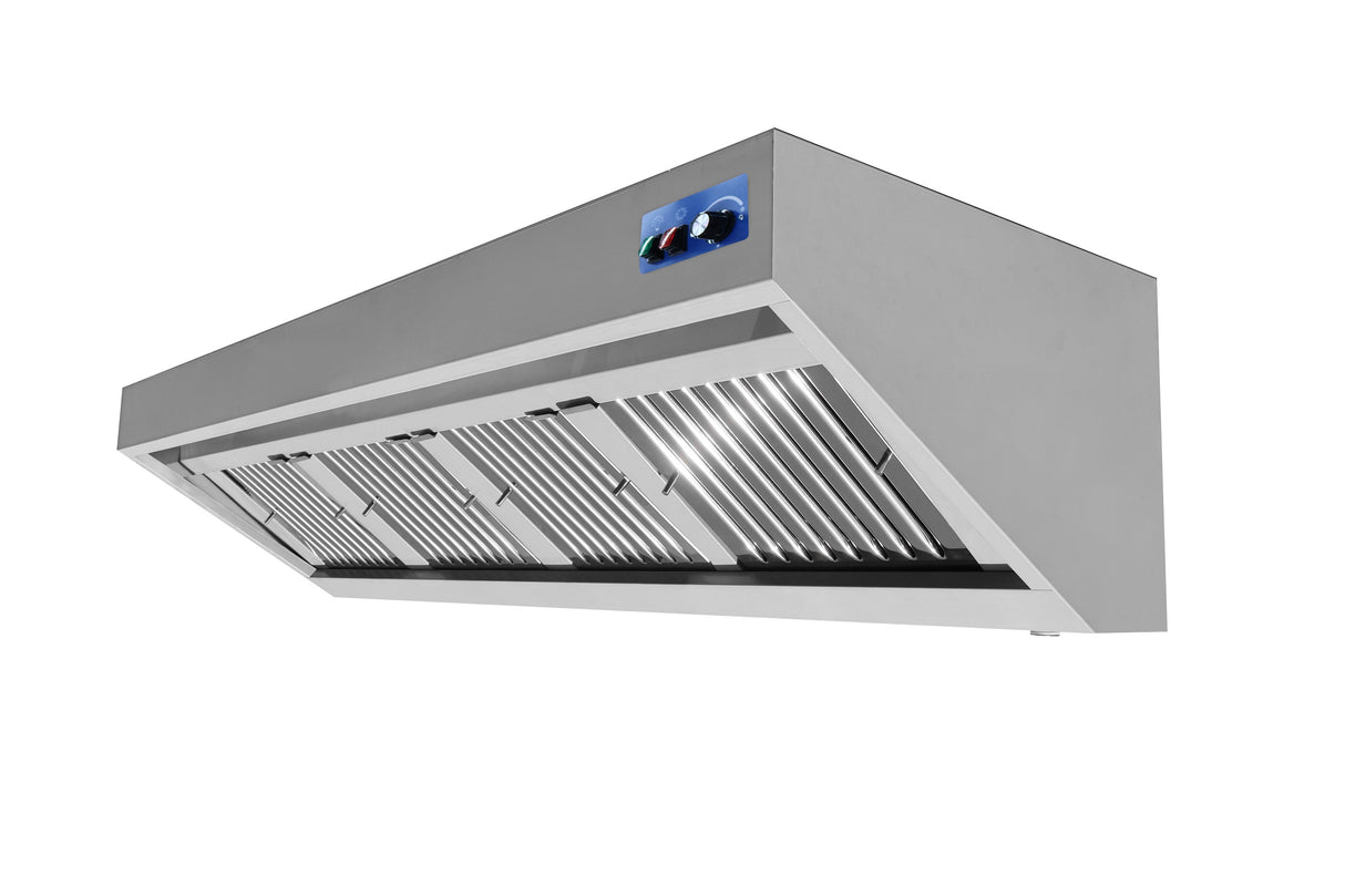 900 Wandhauben Komplett 2400 - 2400x900x450 mm - 0,42 kW - Gastro-Bedarf24 GmbH