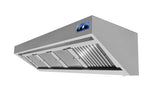 900 Wandhauben Komplett 2400 - 2400x900x450 mm - 0,42 kW - Gastro-Bedarf24 GmbH