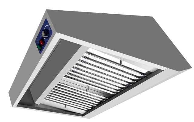 900 Wandhauben Komplett 1200 - 1200x900x450 mm - 0,25 kW - Gastro-Bedarf24 GmbH